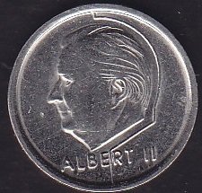 Belçika 1 Frank 1995