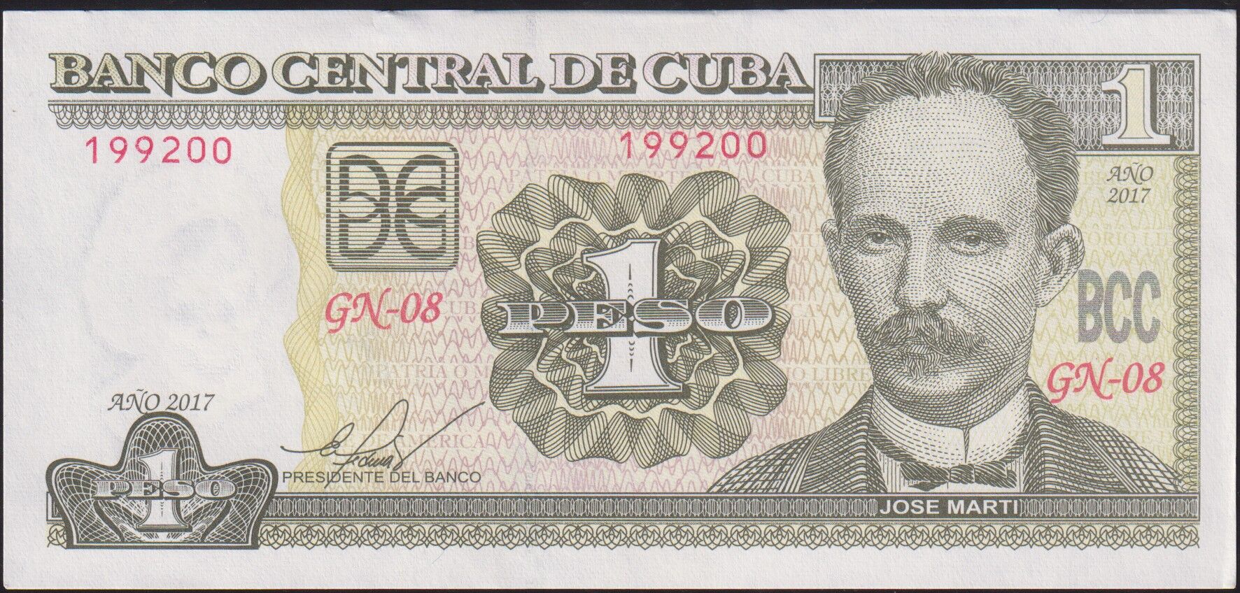 Küba 1 Peso 2017 Çil Pick 128h 199 200