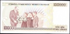 7.Emisyon 2.Tertip 100000 Lira D54 487153 Çil