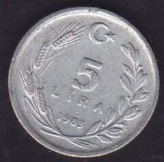 1983 Yılı 5 Lira