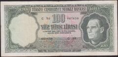 5.Emisyon 6.Tertip 100 Lira G80 061630 Çok Temiz
