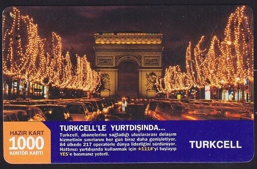 Turkcell Hazır Kart 1000 Kontör 2008