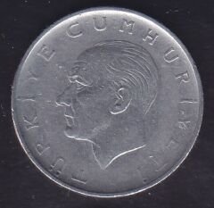 1963 Yılı 1 Lira Ters