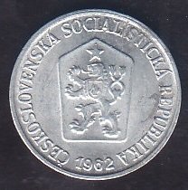 ÇEKOSLAVAKYA 1 KORUN 1962