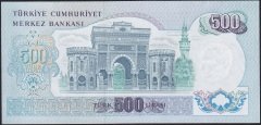 6.Emisyon 2.Tertip 500 Lira N80 307499 Çil