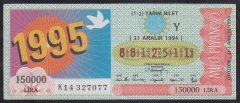 1994 31 ARALIK YARIM BİLET Y SERİSİ