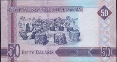 GAMBİA 50 DALASİS 2015 ÇİLALTI ÇİL  eski para alan yerler