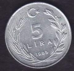 1985 Yılı 5 Lira