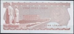 6.Emisyon 3.Tertip 20 Lira H40 374242 Çil