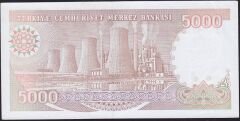 7.Emisyon 4.Tertip 5000 Lira I34 047601 Çilaltı Çil