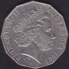 Avustralya 50 Cent 2005 Hatıra