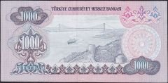 6.Emisyon 1.Tertip 1000 Lira B81 385849 Ççt Çilaltı