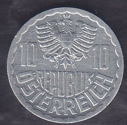 Avusturya 10 Groschen 1990