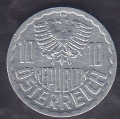 Avusturya 10 Groschen 1990