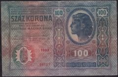 Avusturya Macaristan 100 Korona 1912 Çok Temiz
