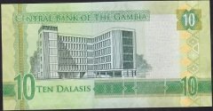 Gambia 10 Dalasis 2015 Çil Pick 32