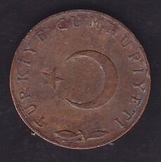 1970 Yılı 5 Kuruş