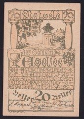 AVUSTURYA 20 HELLER NOTGELD 1920 ÇİL