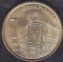 Sırbistan 1 Dinar 2016
