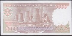 7.Emisyon 4.Tertip 5000 Lira I16 143456 Ççt Çilaltı