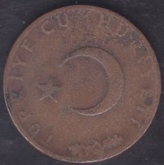 1962 Yılı 10 Kuruş Temiz