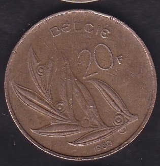 Belçika 20 Frank 1980