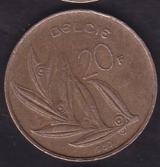 Belçika 20 Frank 1980