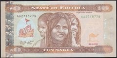 Eritre 10 Nakfa 2012 Çilaltı Çil Pick 11