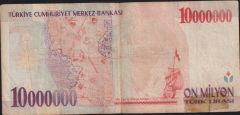 7.Emisyon 10 000 000 Lira A21 608835 Haliyle