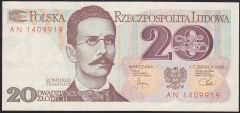 Polonya 20 Zloty 1982 Çilaltı Çil Pick 149b