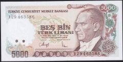 7.Emisyon 4.Tertip 5000 Lira I29 463586 Çil