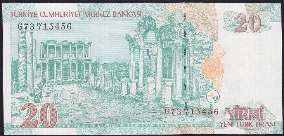 8.Emisyon 20 YTL G73 715456 Çil