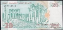 8.Emisyon 20 YTL G73 715456 Çil