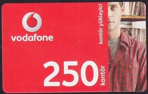 Vodafone Hazır Kart 250 Kontör