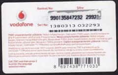 Vodafone Hazır Kart 250 Kontör