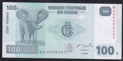 Kongo 100 Frank 2007 Çil (MA) Pick 98a
