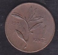 1973 Yılı 1 Kuruş