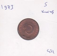 1973 Yılı 5 Kuruş