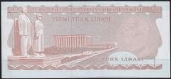 6.Emisyon 3.Tertip 20 Lira H19 584792 Çilaltı