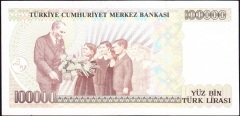 7.Emisyon 1.Tertip 100000 Lira C08 085659 Çilaltı