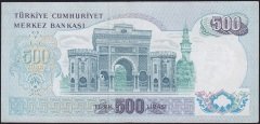 6.Emisyon 2.Tertip 500 Lira N15 100189 Ççt+