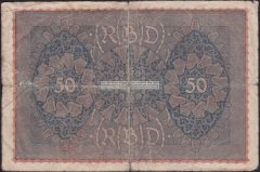 ALMANYA 50 MARK 1919 İYİ