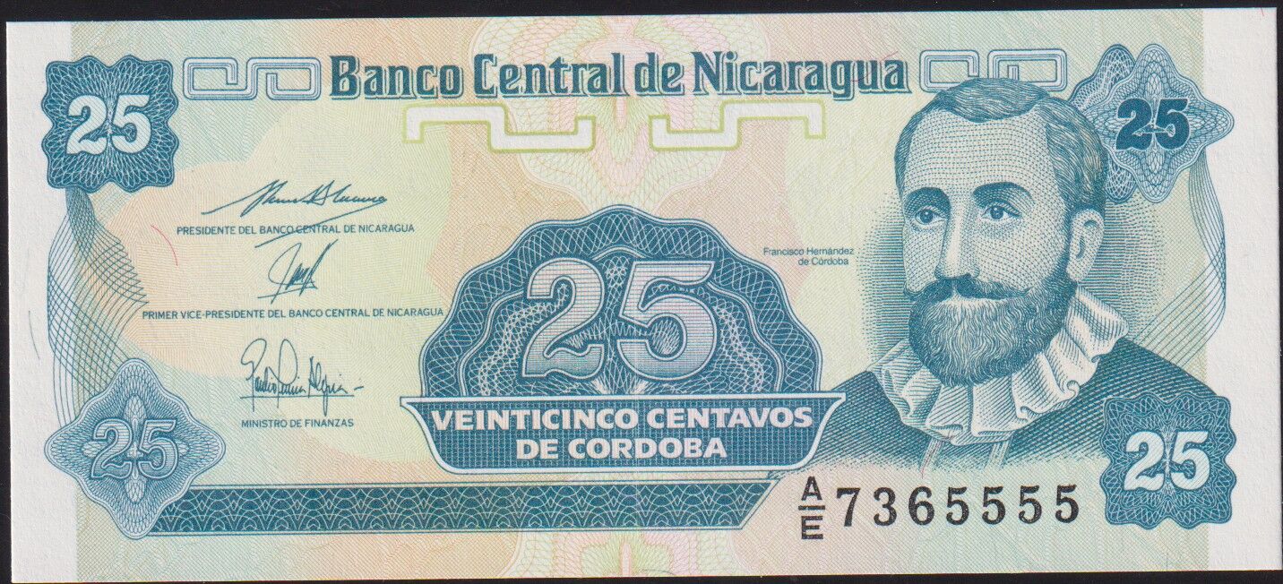 Nikaragua 25 Centavos 1991 Çil Pick 170b ( 5555 )