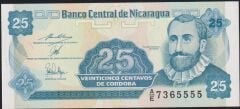 Nikaragua 25 Centavos 1991 Çil Pick 170b ( 5555 )