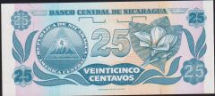 Nikaragua 25 Centavos 1991 Çil Pick 170b ( 5555 )