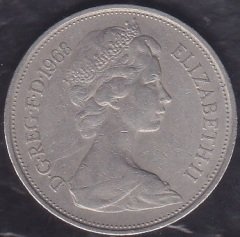 İngiltere 10 Pence 1968