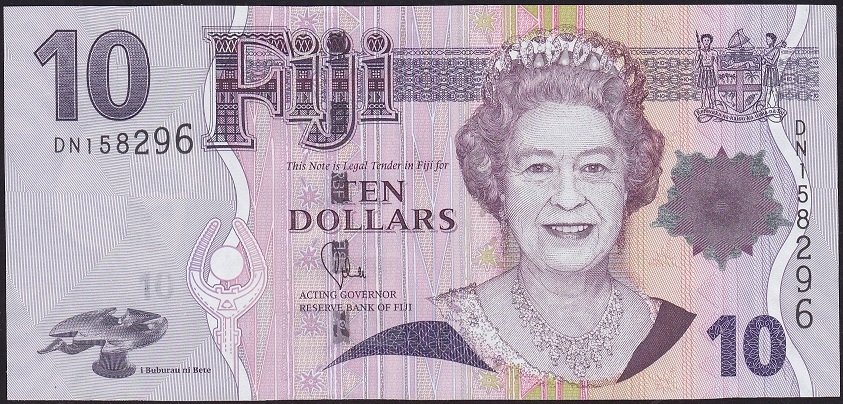 Fiji 10 Dolar 2011 Çilaltı Çil Pick111b