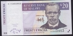 Malawi 20 Kwacha 2004 Çil Pick 44b