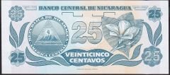 Nikaragua 25 Centavos 1991 Çil Pick 170b