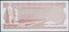 6.Emisyon 3.Tertip 20 Lira H09 205172 Çilaltı